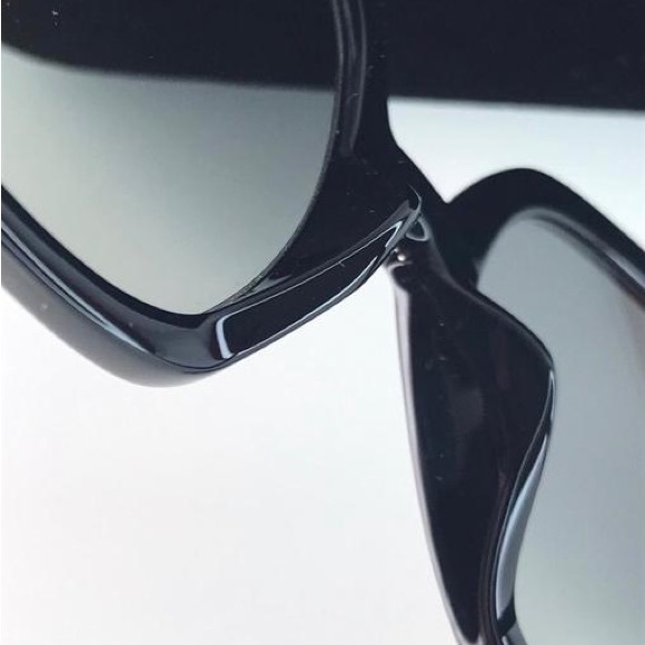 💯- Gucci Black Grey Square Ladies Gg0714sa 001 56 Sunglasses - Picture 6 of 11